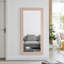 Miroir à cadre encadré en perles Jadeah-875263497