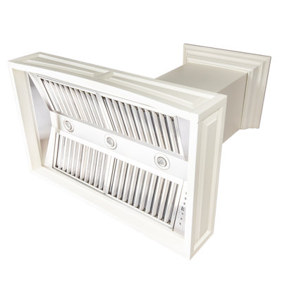30" Wood 400 CFM Wall Mount Range Hood