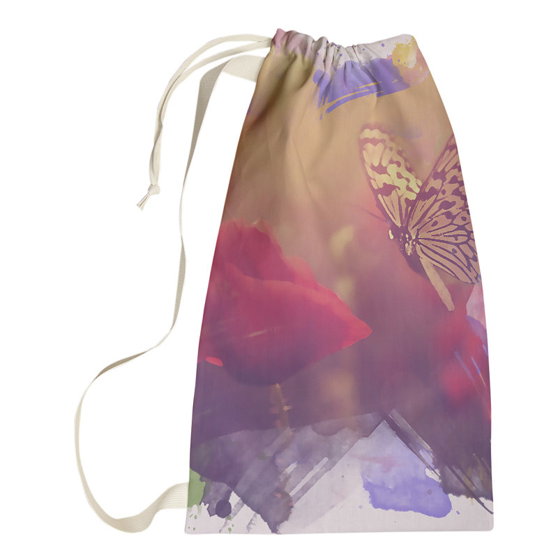 Oram Fabric Laundry Bag with Handles, Large (28" H x 36" W x 1.5" D)