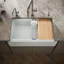 Riverby Undermount Single-Bowl Farmhouse Workstation Kitchen Sink With Tall Apron-251553556