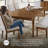 Leangela Solid Wood Base Dining Table