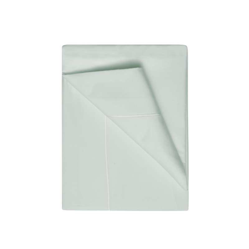 Sateen Flat Sheet, Thyme, Super King (6')