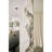 Deniz 35 in. x 79 in. Natural Stone Scallop Framed Mirror