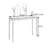 Black Walnut Solid Wood Entryway Console-106687017