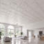 Pavillon élisabéthain de 2 pi x 2 pi Tuile de plafond à poser ou à coller-93303201