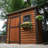 8 ft. W x 4 ft. D Single Door Cedar Wood Storage Shed