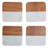 Monzaro Square 4 Piece Coaster Set