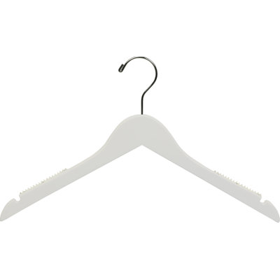 Cintre supérieur en bois antidérapant pour robe / chandail / chandail
