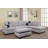 Crius 103.5" Upholstered L-Shape Sectional-88413529-88413528