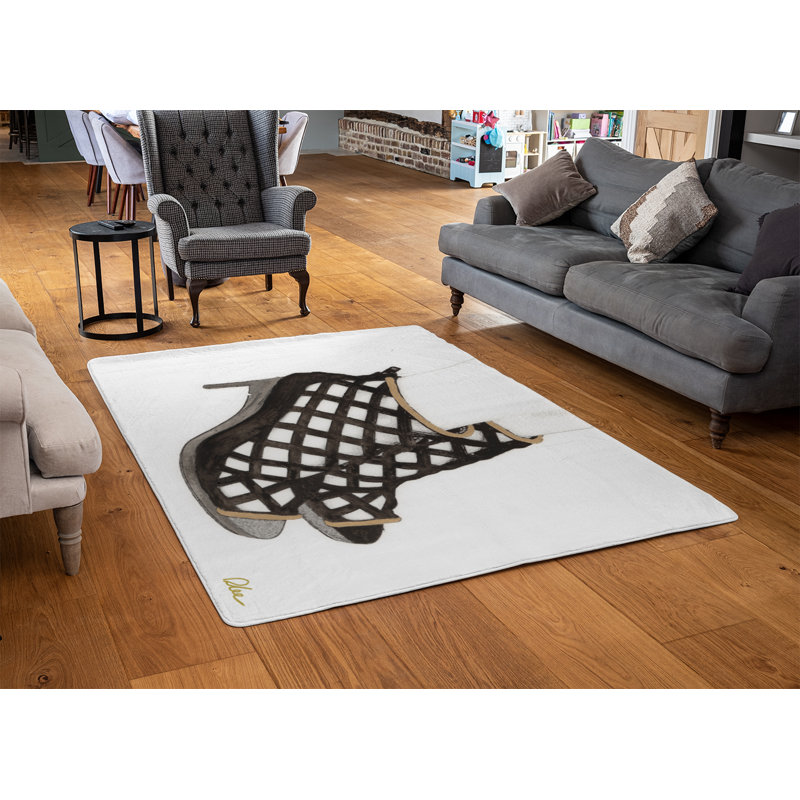 Ervine Shag Area Rug, Rectangle 140 x 200cm