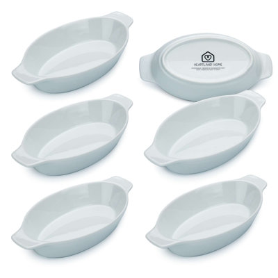 Porcelain Serving Au Gratin Dish Set