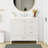36" Bathroom Vanity With Solid Pine Frame And Ceramic Sink-608865520-608865521