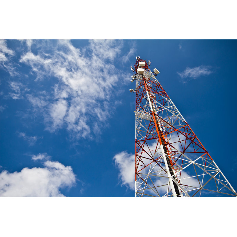 Angleton Communication Tower - Wrapped Canvas Print, 30cm H x 46cm W x 3.8cm D