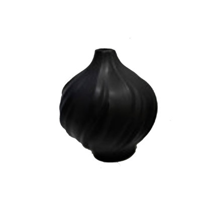 Ceramic Vase Matte Finish Black