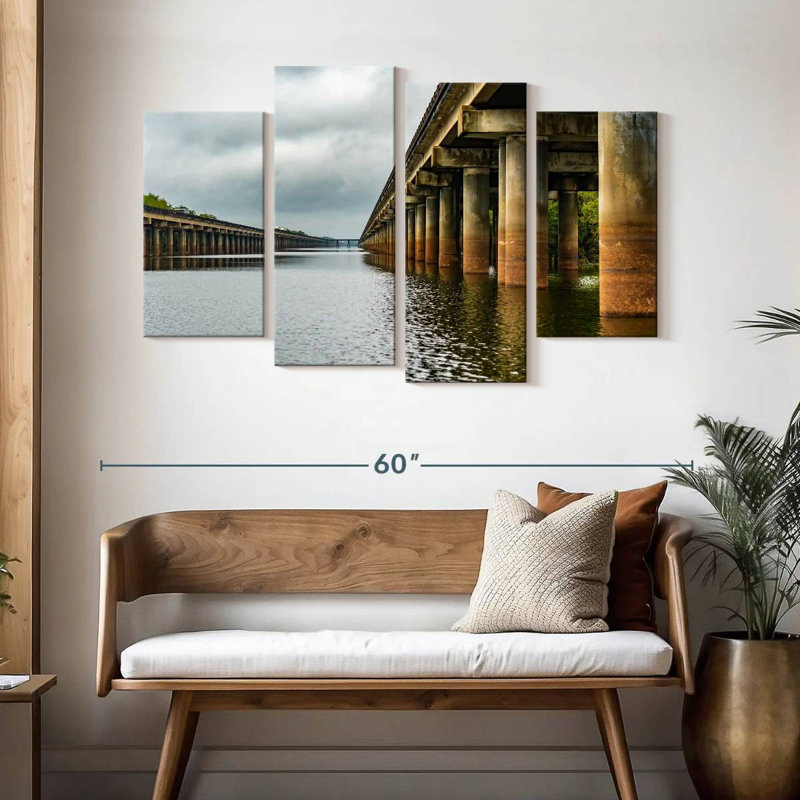 Pont Alvord Atchafalaya Basin, H 32 po x l 52 po