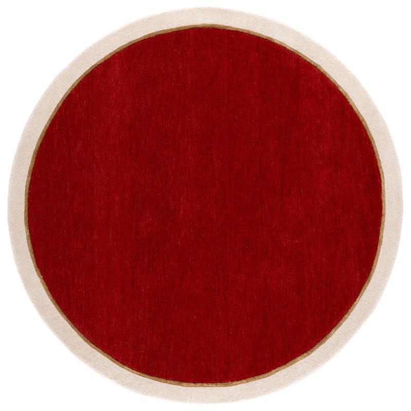 Tapis d'intérieur en laine touffeté à la main et en viscose Fifth Avenue, Rond 6 pi