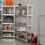90cm W Steel Height -Adjustable Shelving Unit