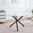 Round Dining Table with metal leg and tempered glass,Modern Space Saving Kitchen Table for Living Room-1348651729-1345523671