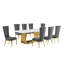 Barkhamsted Marble Top Pedestal Dining Set-1130277698-1129557832-1129557835
