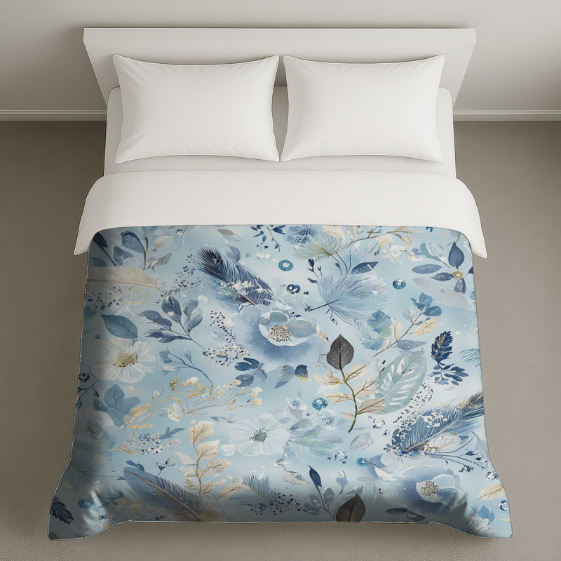 Housse de couette Floral Bedding Decor scandinave, Lit simple
