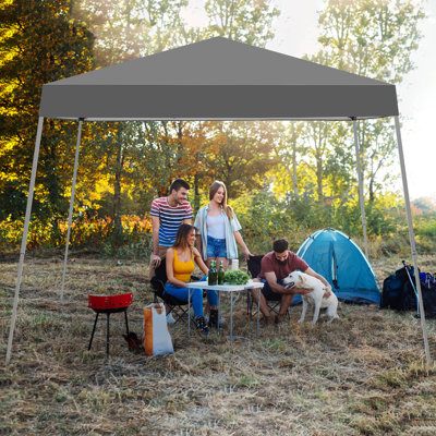 120'' W x 120'' D Metal Pop-Up Canopy
