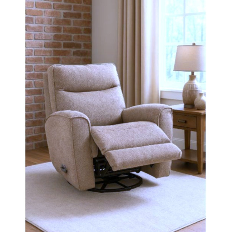Fauteuil inclinable manuel pivotant Man Wah Brisbane, Taupe