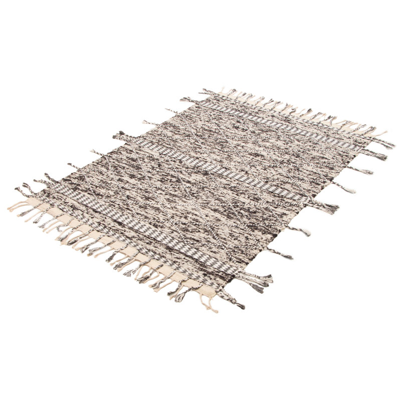 Tapis noir Sienna 5 pi 6 po x 8 pi 1 po