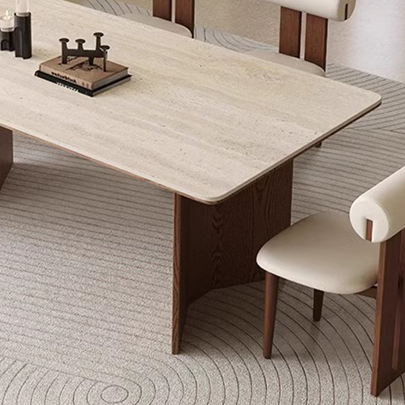 Table et chaise de salle à manger simple Simple Home, Brun, H 29,5 po x L 55,1 po x l 31,4 po