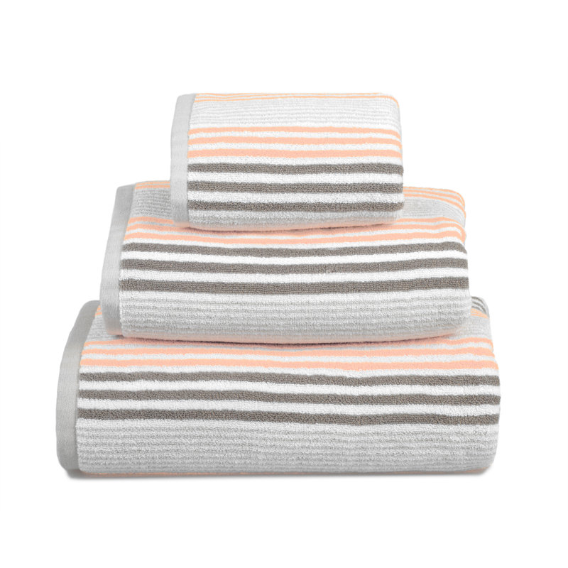 Striped Bath Sheet Single