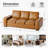 Caynemore 85'' Faux Leather Sofa-1113118758
