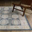 Tapis bleu marine / ivoire Goulart-1829720478