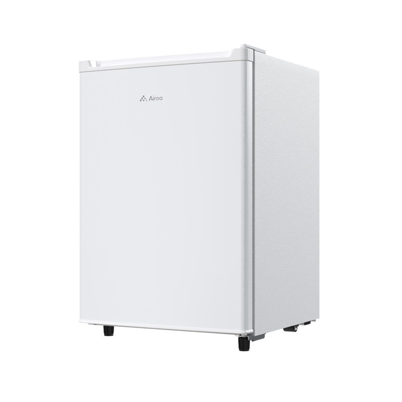 White PMC Exterior, R600A Energy Efficient Compact Freezer with Drain Hole for Kitchen Apartment Dorm, White