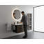 Meuble-lavabo mural flottant avec évier 24 po Goodyo