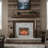23" Infrared Quartz Heater Fireplace Insert -Woodlog Version With Brick-874879088