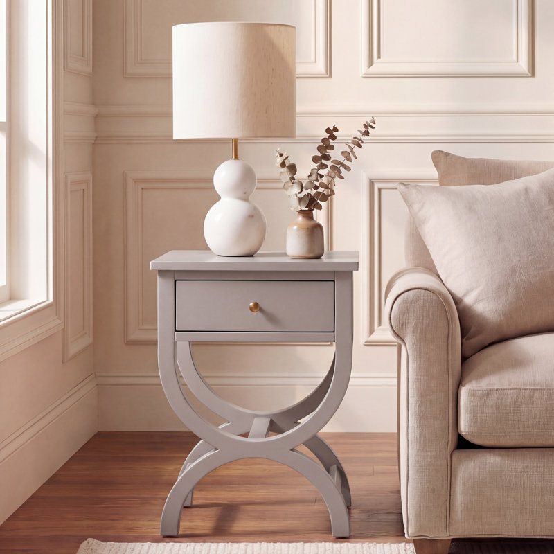 Table de bout Floris, Gris mauve