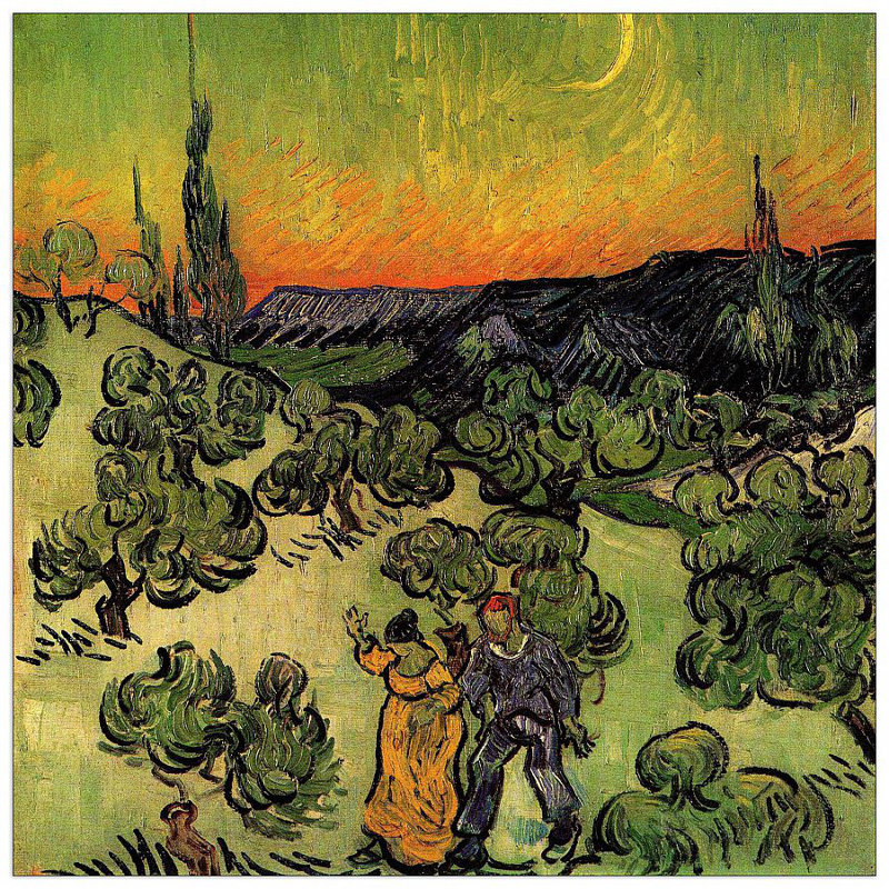 Vincent Van Gogh - Wrapped Canvas Painting, 50cm H x 50cm W x 1.8cm D