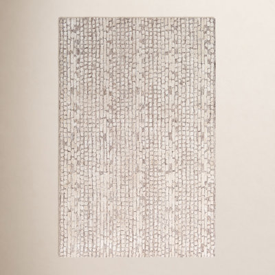 Mulbury Ivory Hand-Tufted Abstract Rug