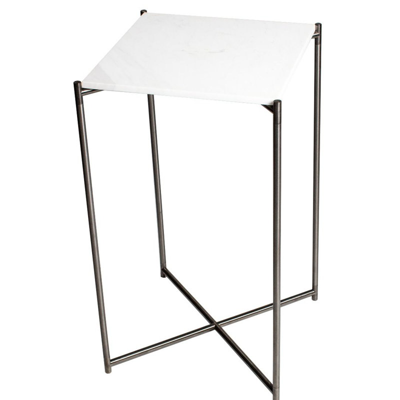 Bedell Plant Stand, Metal, White