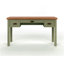 Bureau 53 po, aucun assemblage requis, vert sauge et finition bois fruitier