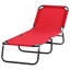 Chaises longues pliantes pour la piscine, chaises de bronzage d'extérieur avec dossier inclinable à 5 niveaux-1203559601