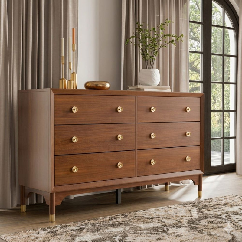 Commode 6 tiroirs 62 po Colchester