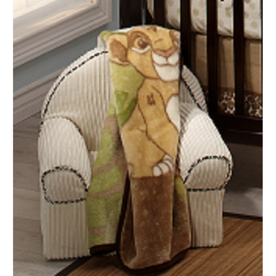 NoJo Disney Lion King Urban Jungle Luxury Plush Throw Disney