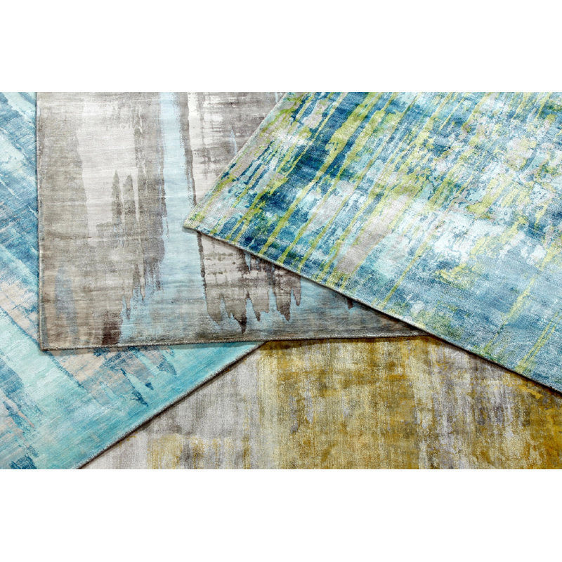 Bloxom Abstract Indoor Rug, Rectangle 5' x 8'