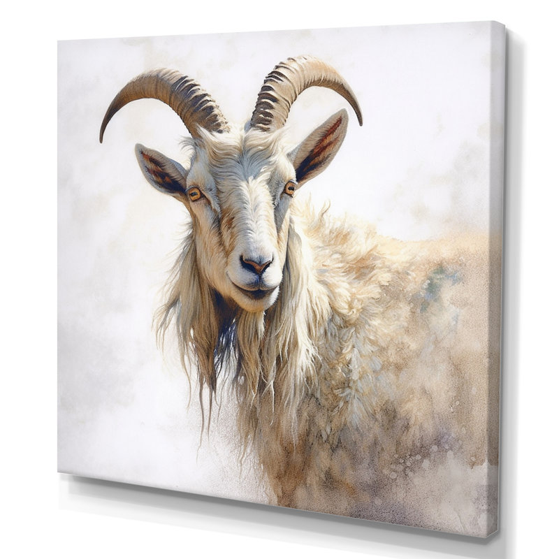 «Graceful Goat Grazers III», reproduction sur toile, H 30 po x l 30 po x P 1 po, Toile tendue