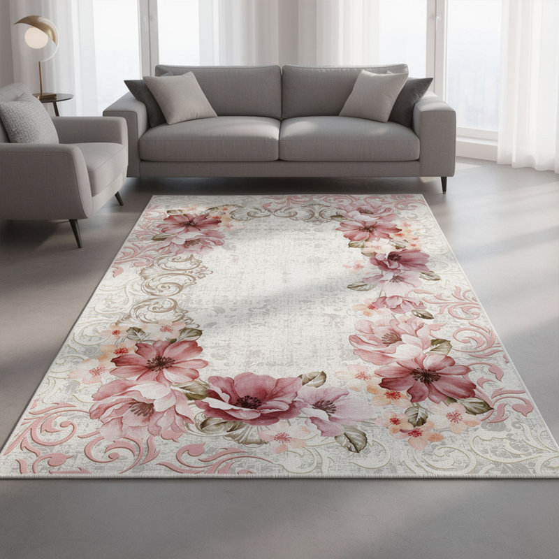 Luxurious Hall Carpet, 100% Velvet Fabric, 39.4 x 78.7 inches | Non-Slip Cotton Sole, 0.4 in Pile Height | Antibacterial, Machine Washable, 3D Digital Printing | Perfect for Home Decor & Comfort