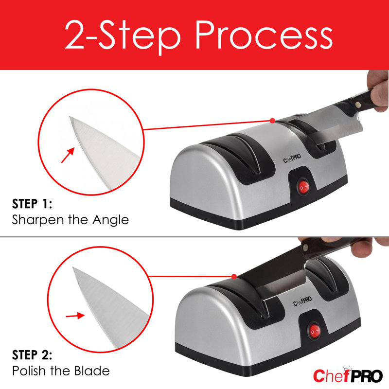 Chef Pro 2 Stages Electric Knife Sharpener