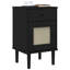Bedside Table Rattan Look-93366253