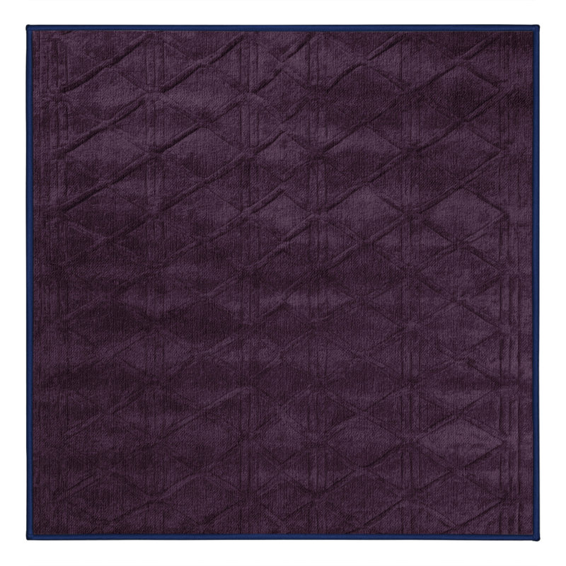 Tapis mauve lavable à la machine