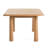 Meridian Solid Wood Dining Table-1037079555-1037079556