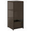 Garden Storage Cabinet 50X55x115 Cm Poly Rattan-547737714